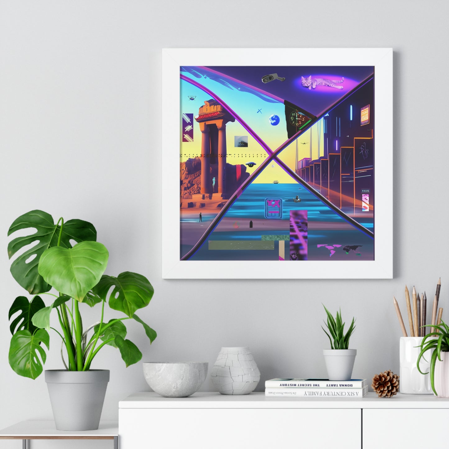 Sfork Dimensional Window: Surreal Neon Odyssey Portal