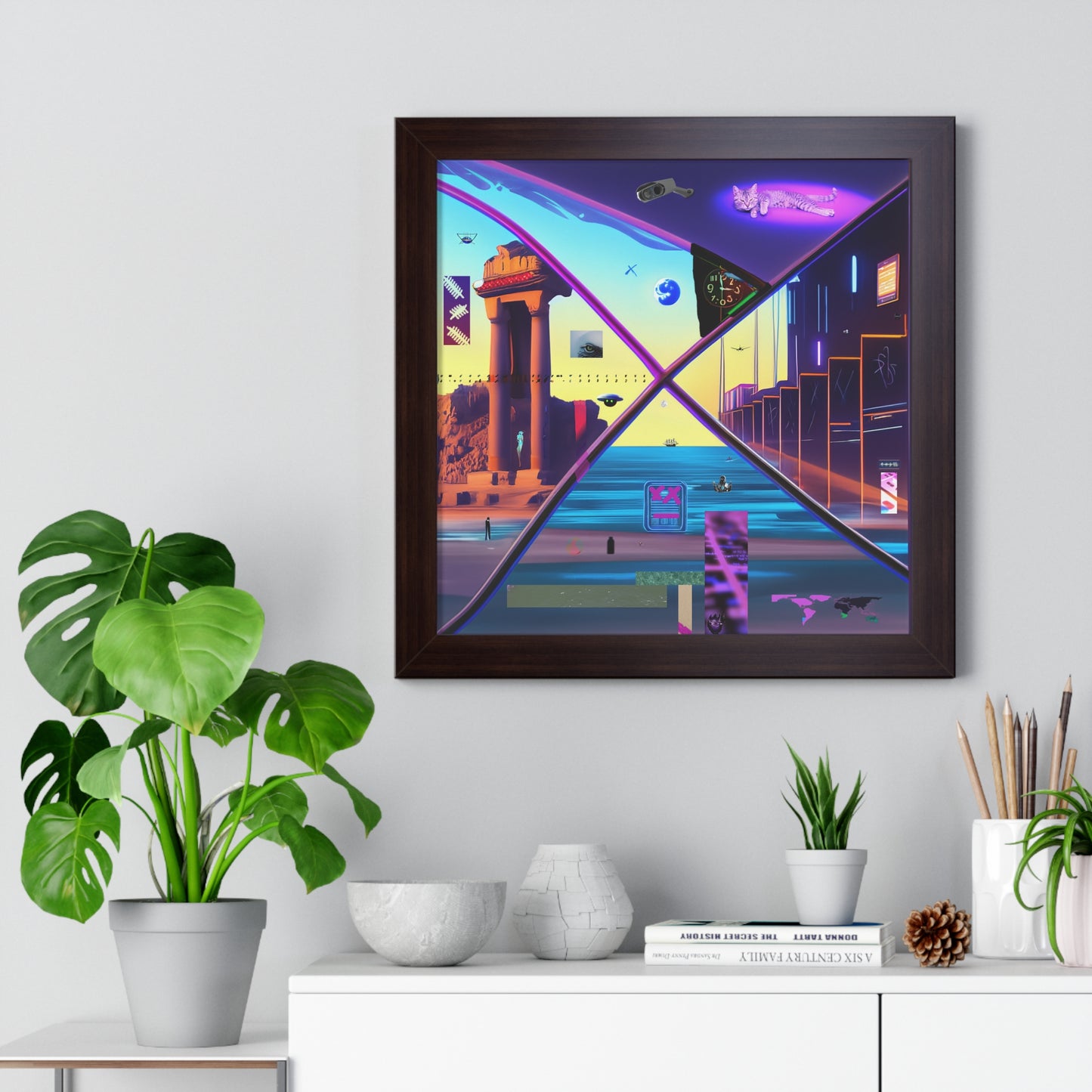 Sfork Dimensional Window: Surreal Neon Odyssey Portal