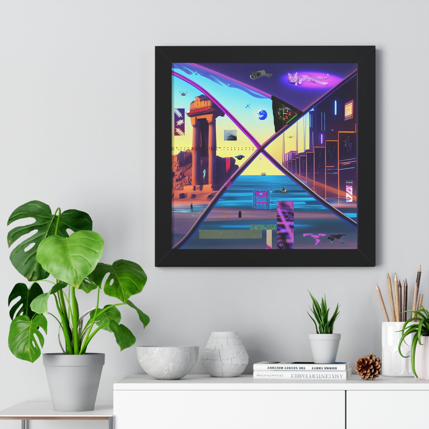 Sfork Dimensional Window: Surreal Neon Odyssey Portal